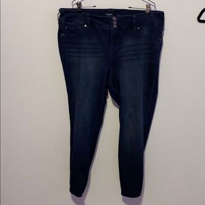 Torrid Dark blue denim jeans size 20